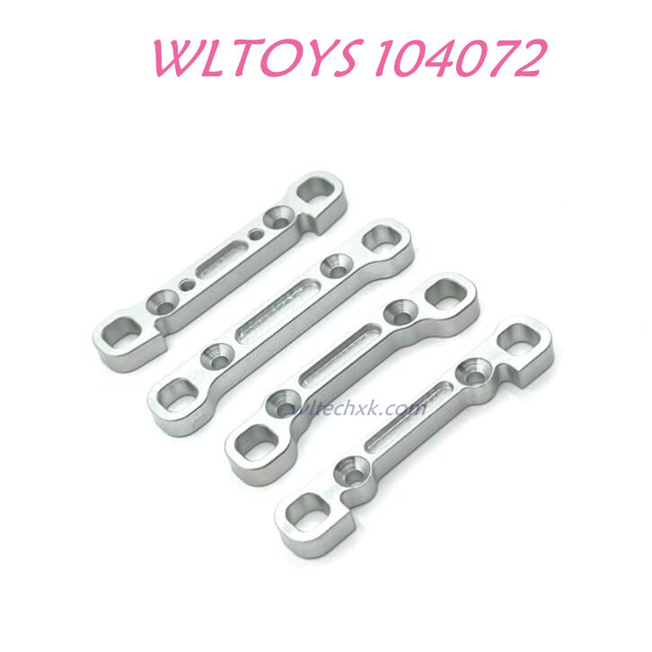 Upgrade part of WLTOYS 104072 Front and Read Connect Arm 1/10 4WD 2.4Ghz 60km/h RC Car RTR silver