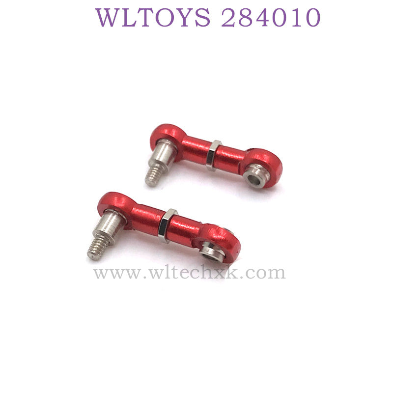 Upgrade parts of WLTOYS 284010 RC Car Servo Rod red