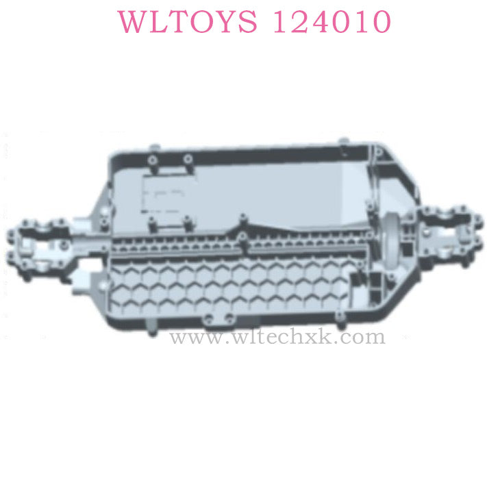 Original WLTOYS 124010 RC Car part 2702 Bottom Plate