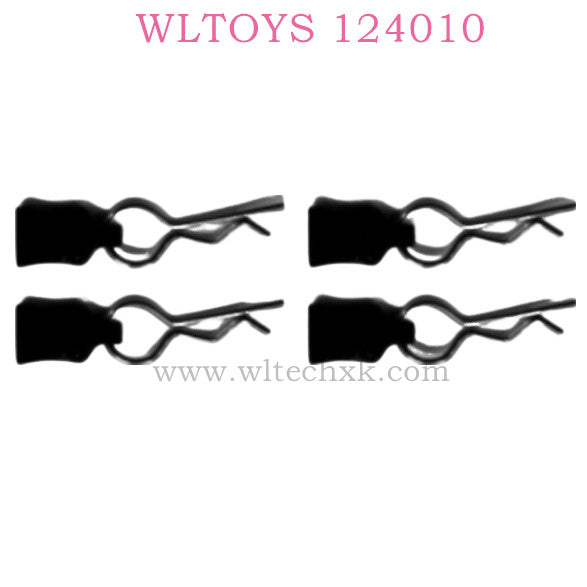 Original WLTOYS 124010 RC Car part 2774 R shape Pins