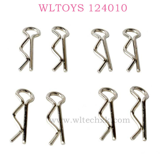 Original WLTOYS 124010 RC Car part 2774A R-Shape Pin 1x1.6.5