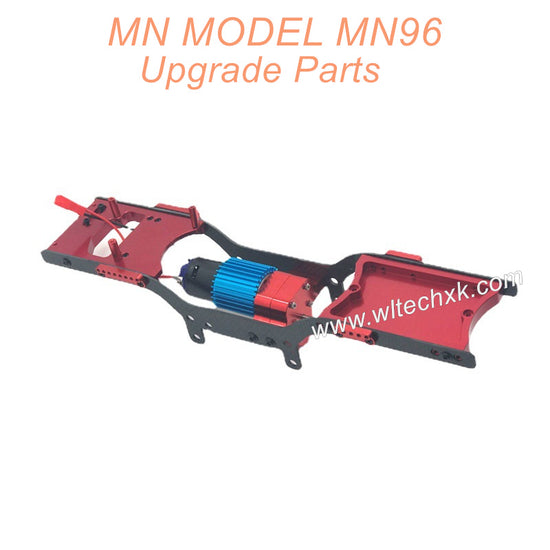 28-MN-MODEL-MN96-Upgrades-Parts-Metal-Body-Frame-with-Motor-Red