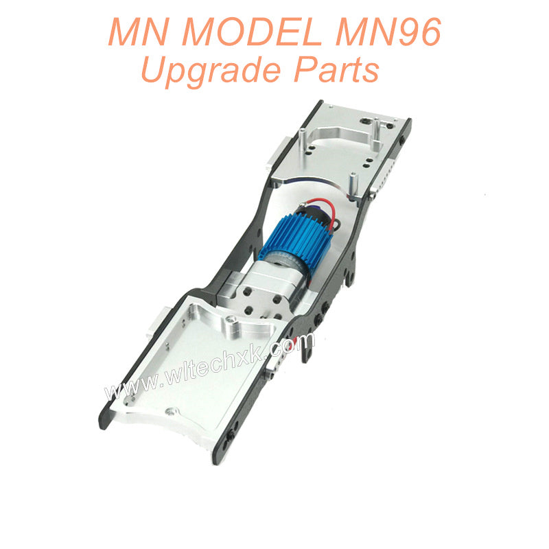 28-MN-MODEL-MN96-Upgrades-Parts-Metal-Body-Frame-with-Motor-Silver