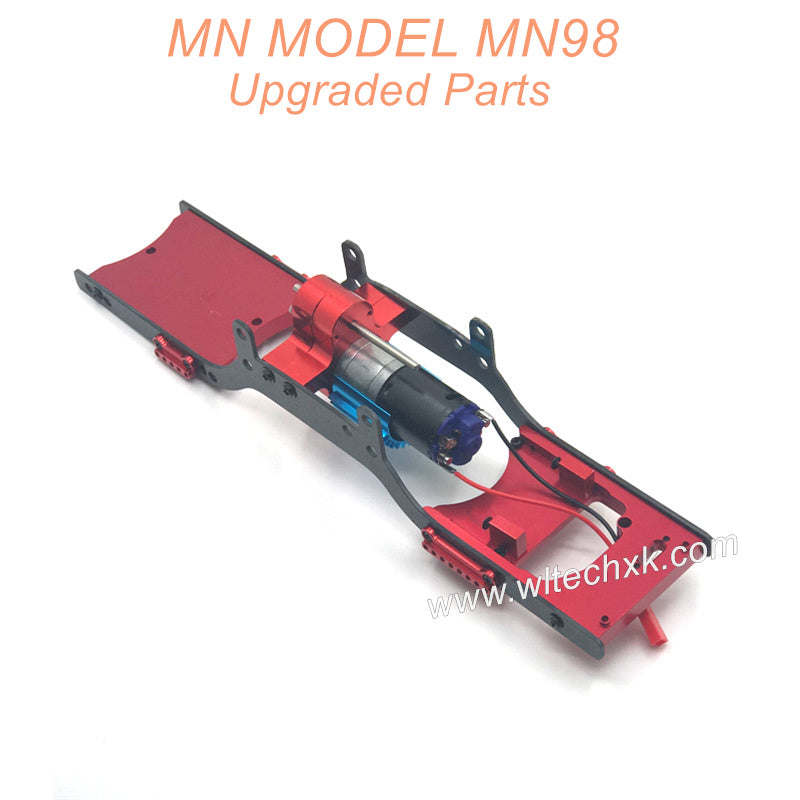 28-MN-MODEL-MN98-D98-Upgrades-Parts-Metal-Body-Frame-with-Motor-Red-1