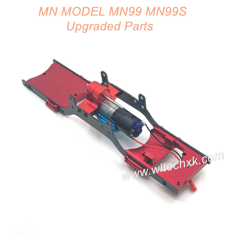 28-MN-MODEL-MN99-MN99S-Upgrades-Parts-Metal-Body-Frame-with-Motor-Red-1