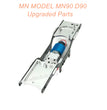 28-MNMODEL-D90-MN90-rc-car-Upgrades-Parts-Metal-Body-Frame-with-Motor-Silver