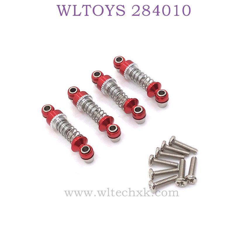 Upgrade parts of WLTOYS 284010 RC Car Metal Shock Absorber red