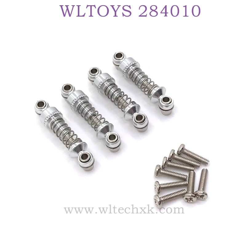 Upgrade parts of WLTOYS 284010 RC Car Metal Shock Absorber silver