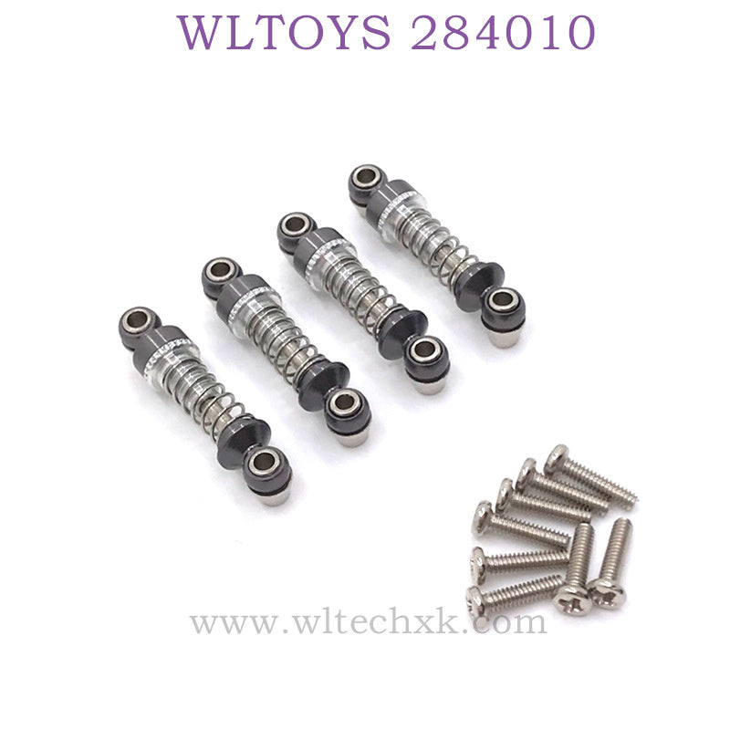 Upgrade parts of WLTOYS 284010 RC Car Metal Shock Absorber titanium