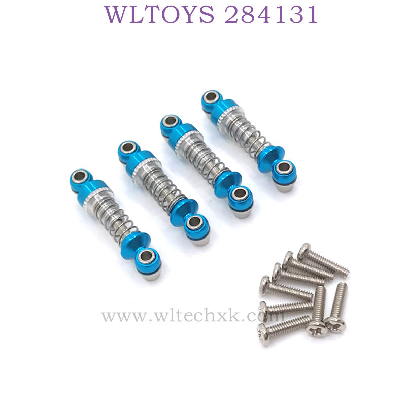 WLTOYS 284131 1/28 RC Car Upgrade Parts Metal Shock Absorber blue