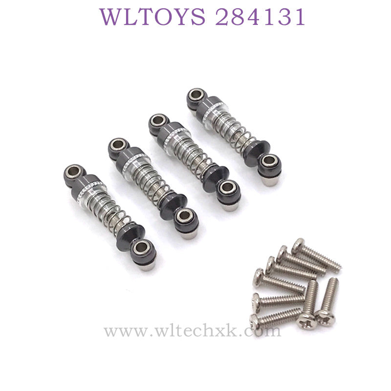 WLTOYS 284131 1/28 RC Car Upgrade Parts Metal Shock Absorber ttitanium