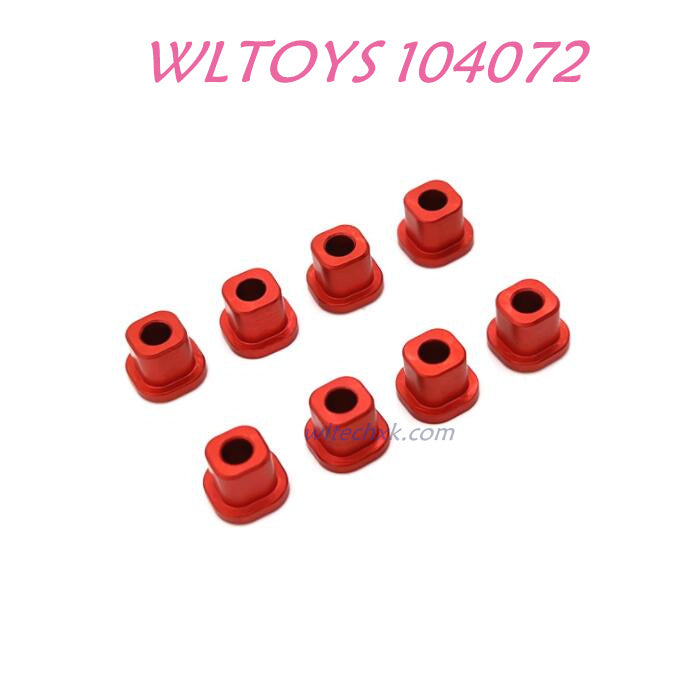 Upgrade part of WLTOYS 104072 Cap for Front and Rear Shaft 1/10 4WD 2.4Ghz 60km/h RC Car RTR red