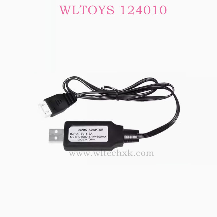 Original WLTOYS 124010 RC Car part 2822 USB Charger