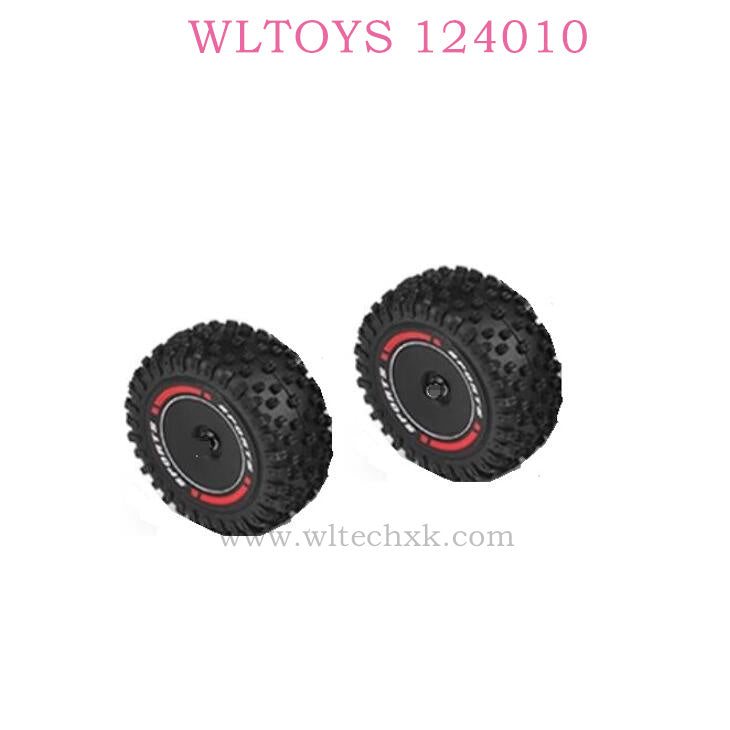 Original WLTOYS 124010 RC Car part 2844 2845 Rear Wheel