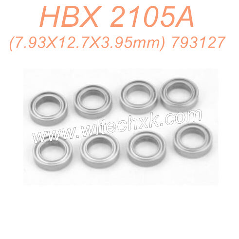 29-HAIBOXING 2105A T10 Parts Ball Bearings (7.93X12.7X3.95mm) 793127