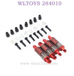 WLTOYS 284010 RC Car Upgrade Parts Metal Shock Absorber red