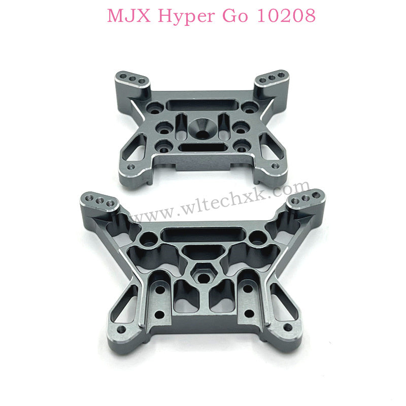 MJX Hyper Go 10208 RC Car Upgrades Parts Front and Rear Shock Tower grey