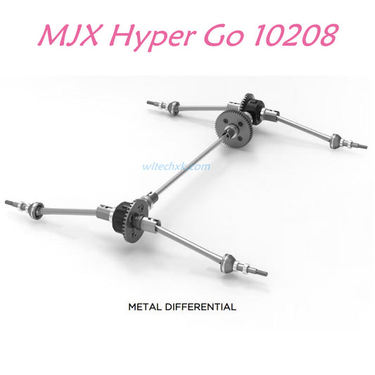 MJX Hyper Go 10208 Parts Metal Differetial Gear kit