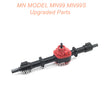 3-MN-MODEL-MN99-MN99S-Upgrade-Parts-Metal-Rear-Axle-Assembly-Red 