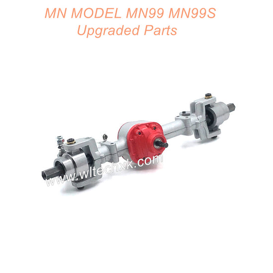 3-MN-MODEL-MN99-MN99S-Upgrade-Parts-Metal-Rear-Axle-Assembly-Silver