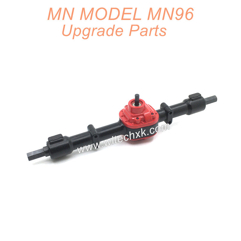 3-MNMODEL-MN96-Upgrade-Parts-Metal-Rear-Axle-Assembly-Red