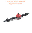 3-MNMODEL-MN98-D98-Upgrade-Parts-Metal-Rear-Axle-Assembly-Red