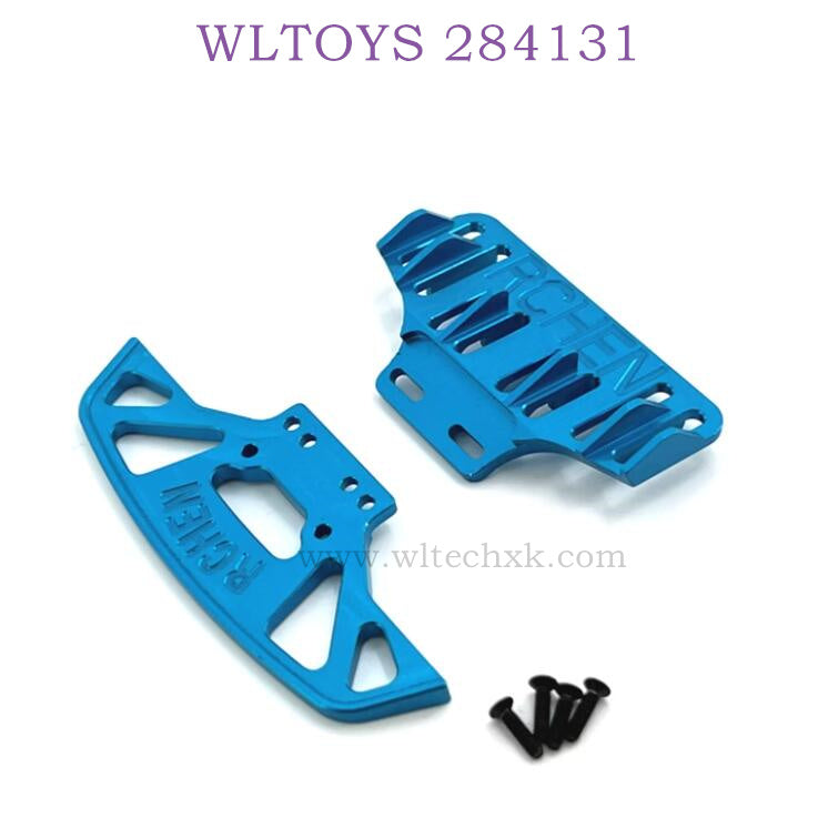 WLTOYS 284131 1/28 RC Car Upgrade Parts Front and Rear Protector blue