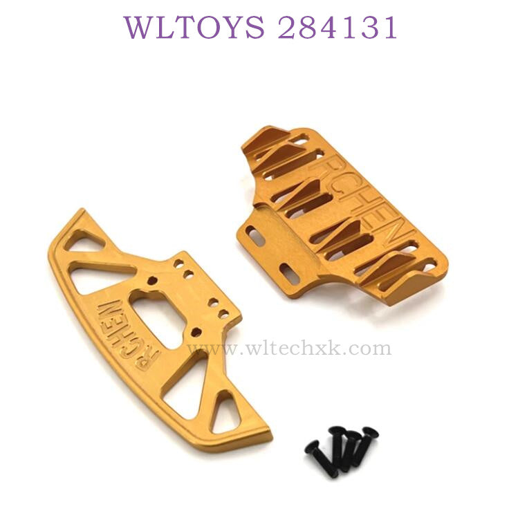 WLTOYS 284131 1/28 RC Car Upgrade Parts Front and Rear Protector gold