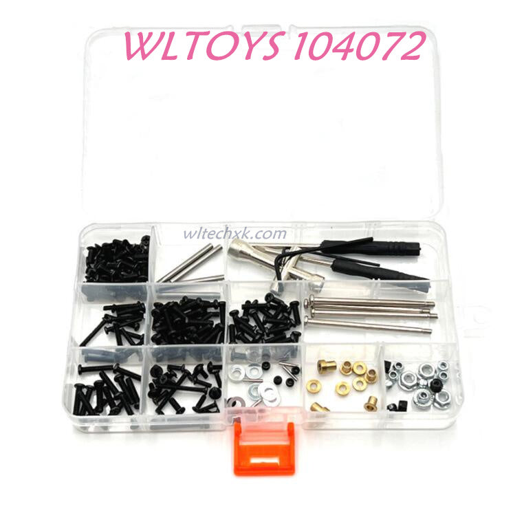 Upgrade part of WLTOYS 104072 Screw Tool Box 1/10 4WD 2.4Ghz 60km/h RC Car RTR
