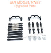 30-MN-MODEL-MN98-D98-Upgrades-Parts-Shock-Connect-Rods-and-Fixing-Seat-Black-1 