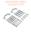 30-MNMODEL-MN91-rc-car-Upgrades-Parts-Shock -Connect-Rods-and-Fixing-Seat-Silver  