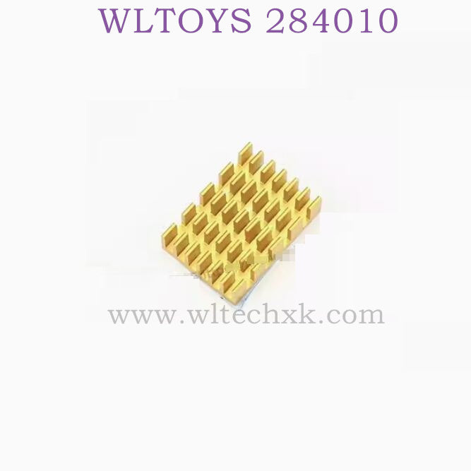 WLTOYS 284010 RC Car Upgrade Parts Motor Heat sink gold