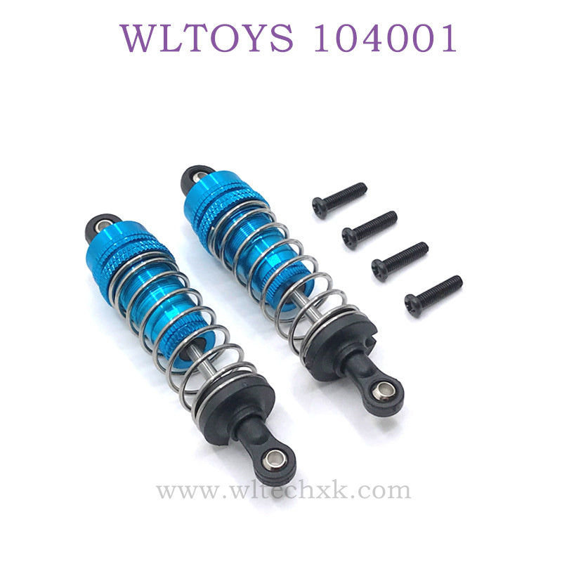 WLTOYS 124016 RC Car Upgrade parts Shock Absorbers blue