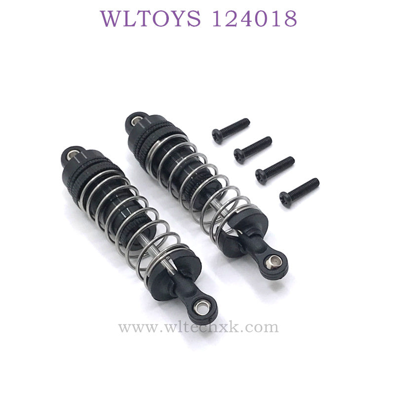 WLTOYS 124018 RC  Car Upgrade parts Shock Absorbers black