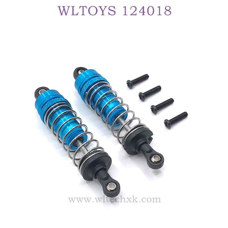 WLTOYS 124018 RC  Car Upgrade parts Shock Absorbers blue