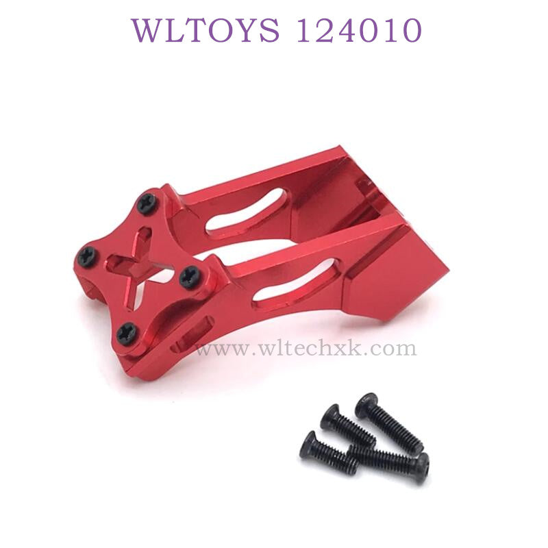 Upgrade part of WLTOYS 124010 1/12 RC Car Tail Support Frame red