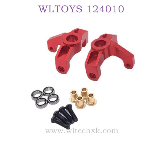 Upgrade part of WLTOYS 124010 1/12 RC Car Steering Cups red