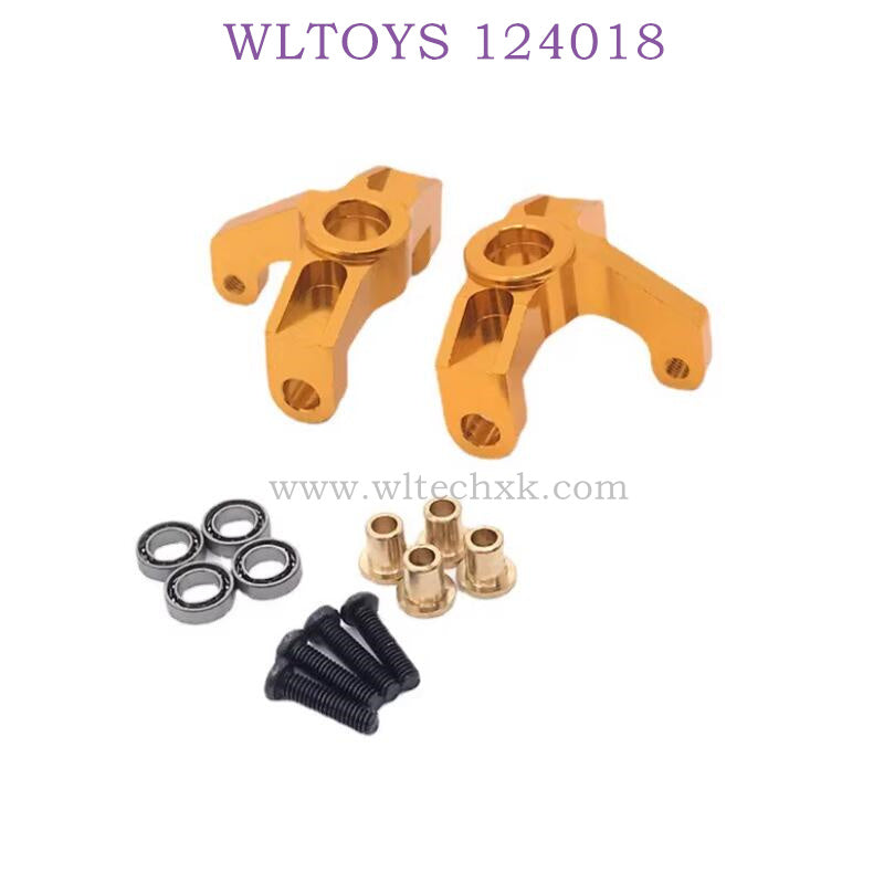 WLTOYS 124018 RC  Car Upgrade parts Steering Cups gold