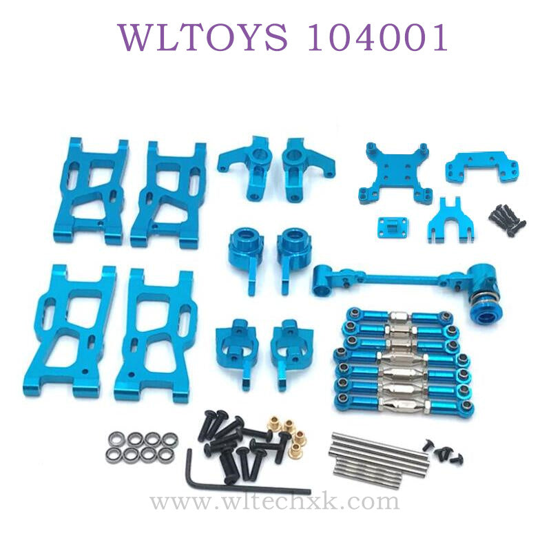 WLTOYS 124016 RC Car Upgrade parts set Swing arm blue