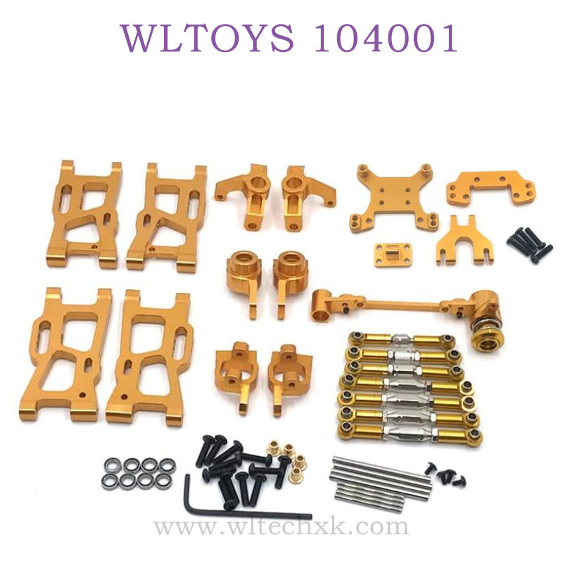 WLTOYS 124016 RC Car Upgrade parts set Swing arm gold