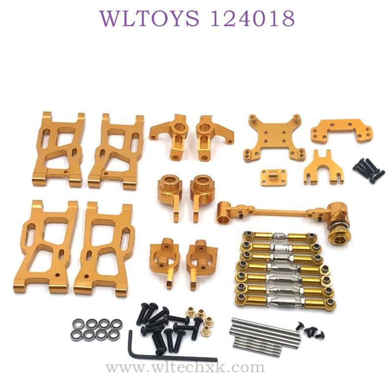 WLTOYS 124018 RC Car Upgrade parts gold