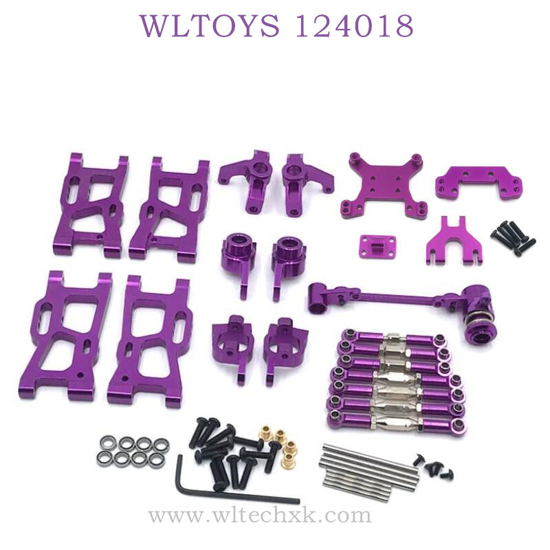 WLTOYS 124018 RC Car Upgrade parts purple