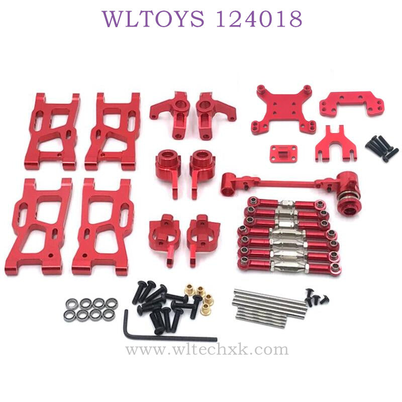 WLTOYS 124018 RC Car Upgrade parts red