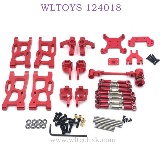 WLTOYS 124018 RC Car Upgrade parts red