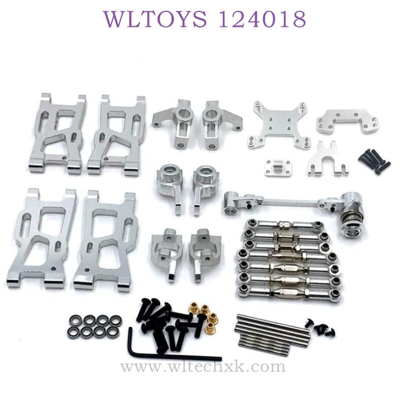 WLTOYS 124018 RC Car Upgrade parts silver