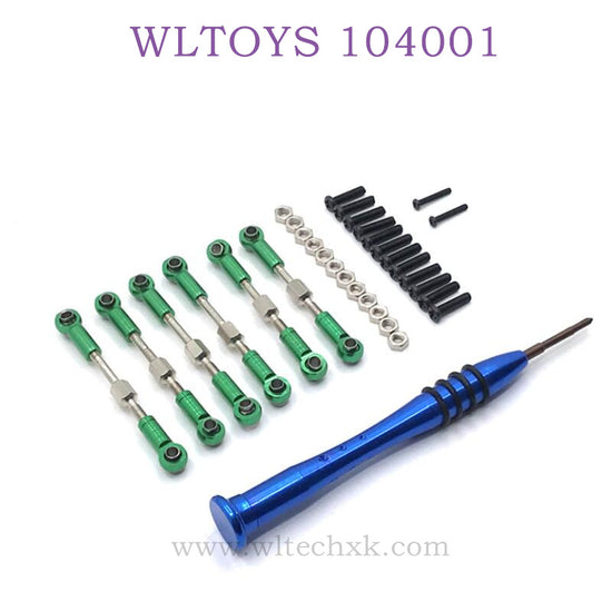 WLTOYS 124016 RC Car Upgrade parts Connect Rod green