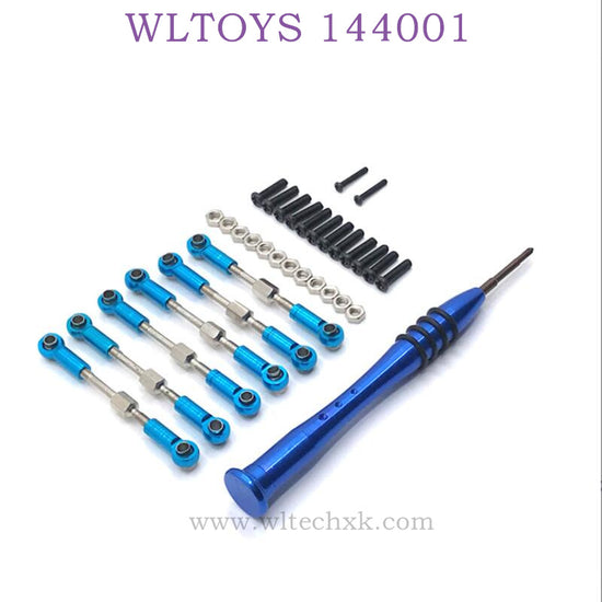 WLTOYS 144001 1/14 RC Car Upgrade parts Connect Rod blue