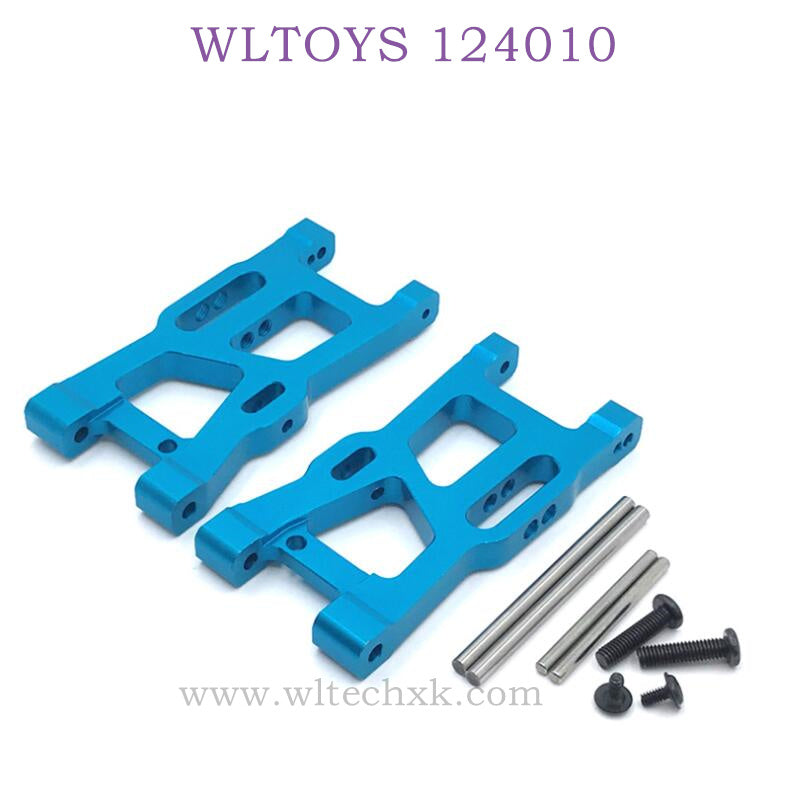 Upgrade part of WLTOYS 124010 1/12 RC Car Front Swing Arm blue