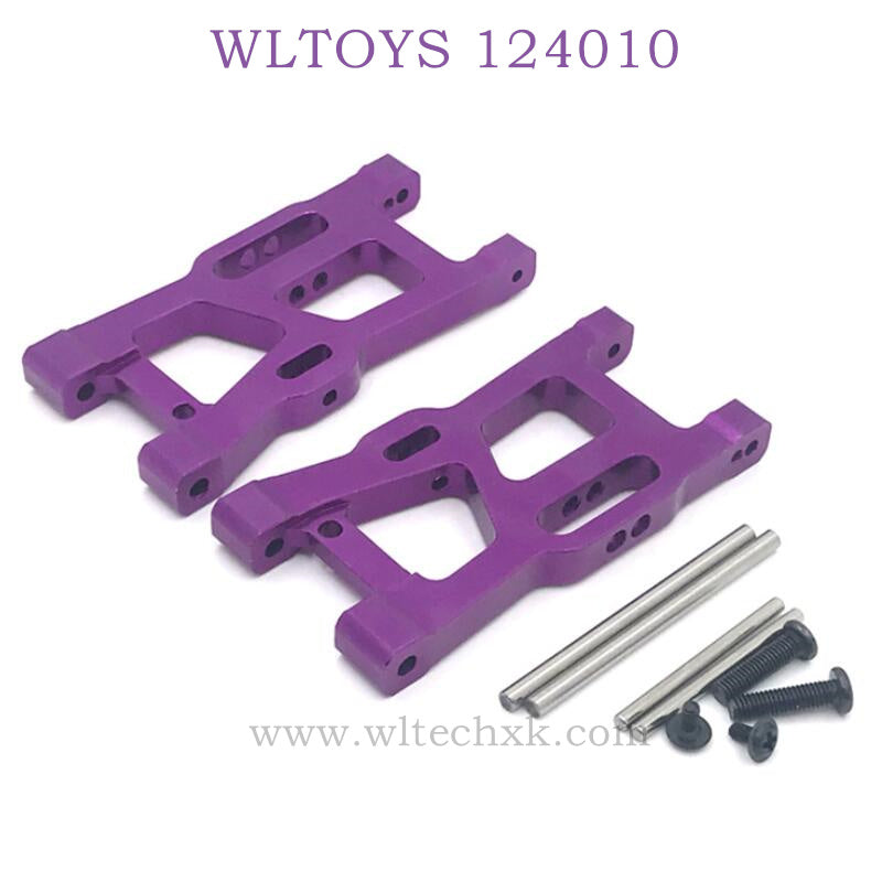 Upgrade part of WLTOYS 124010 1/12 RC Car Front Swing Arm purple