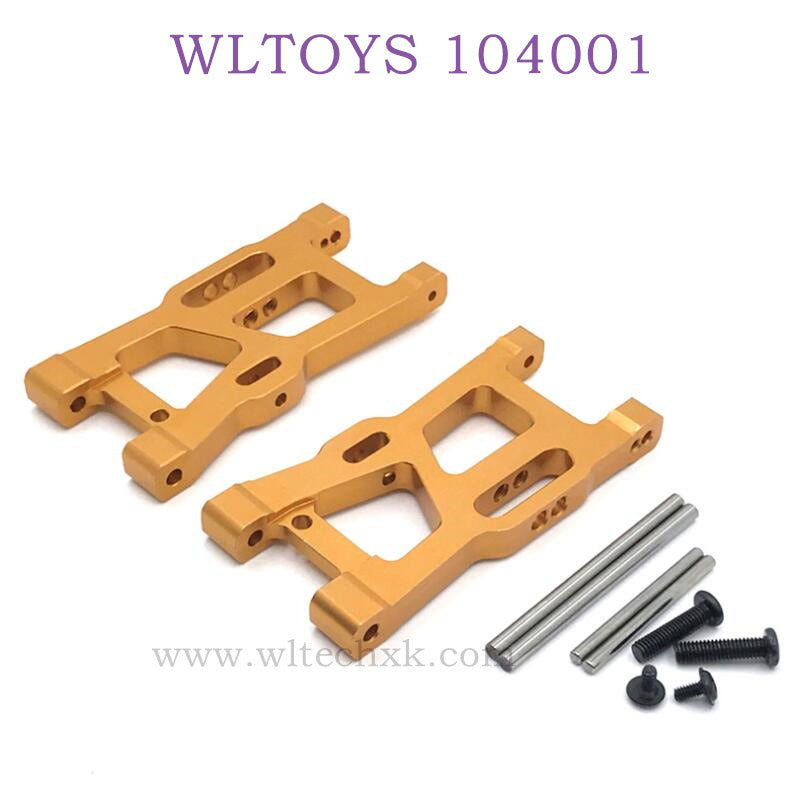 WLTOYS 124016 RC Car Upgrade parts Front Swing Arm gold